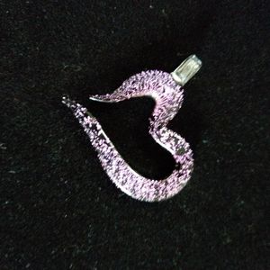 Morano Glass Heart shape charm